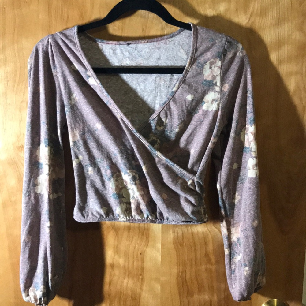 Purple flower top